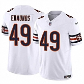 Men & Women & Youth Chicago Bears #49 Tremaine Edmunds White 2023 F.U.S.E. Vapor Stitched Jersey,baseball caps,new era cap wholesale,wholesale hats